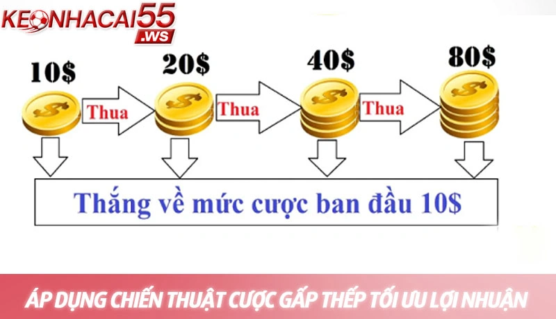Áp dụng chiến thuật cá cược gấp thếp một cách thông minh để tối ưu lợi nhuận