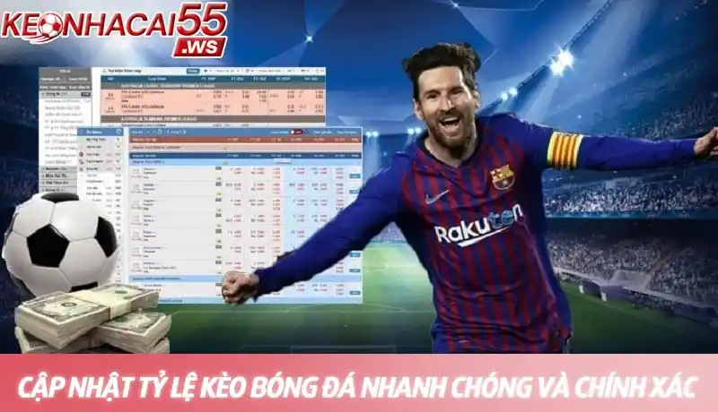 Cập nhật tỷ lệ kèo bóng đá nhanh chóng và chính xác